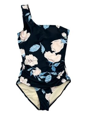 Nani Swimwear NWT Cascade One Shoulder One Piece Swimsuit Size S